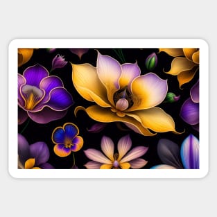 Floral Style Sticker